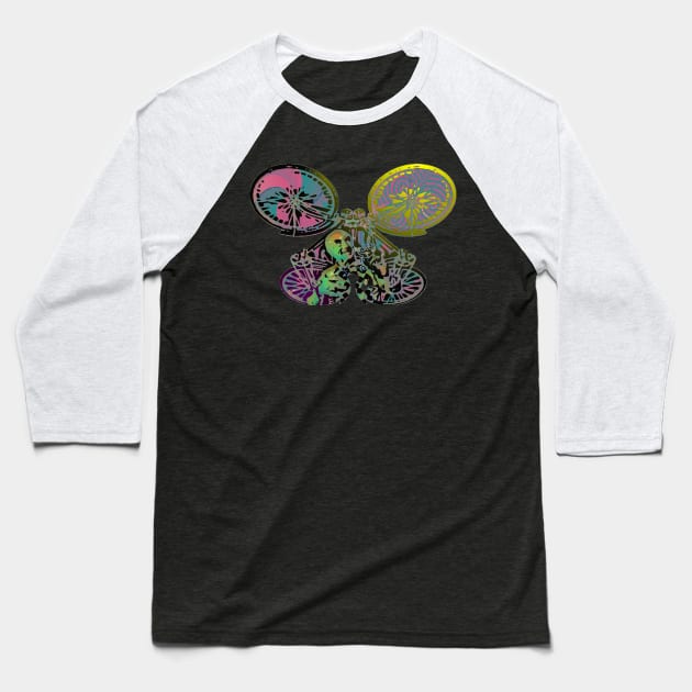 Bicycle Day (metal) Baseball T-Shirt by rikarts